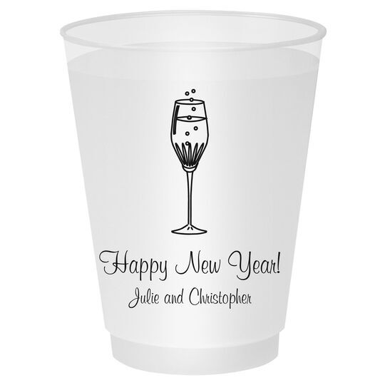 Bubbly Champagne Shatterproof Cups